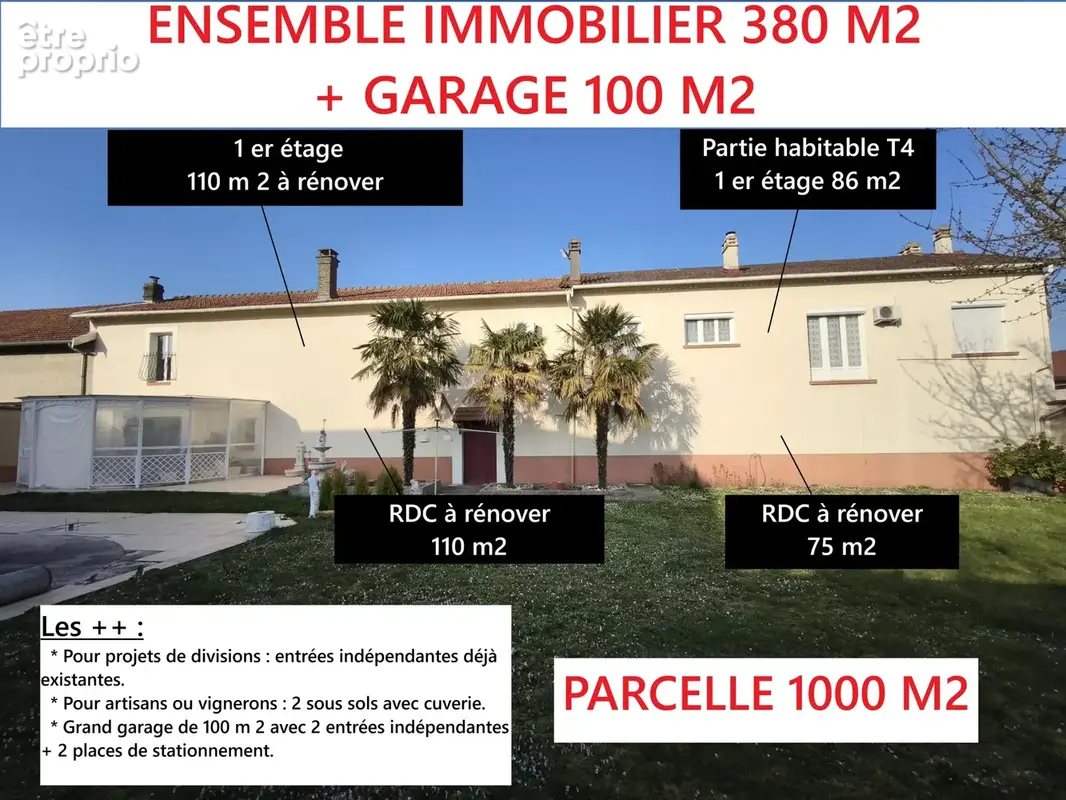 Maison à BEAUMONT-SUR-VESLE