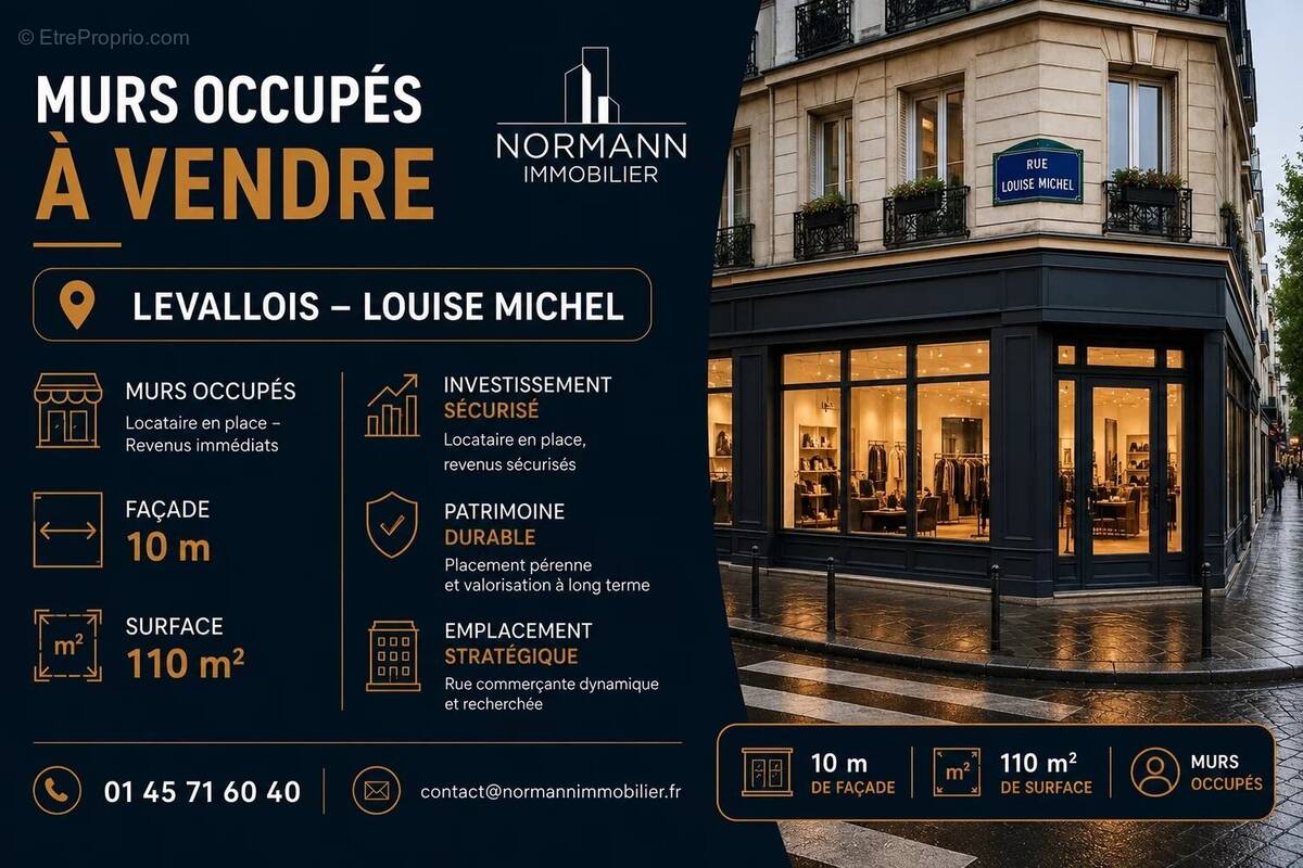 Commerce à LEVALLOIS-PERRET