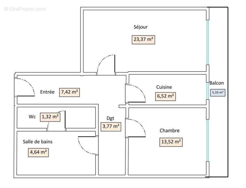 Appartement à PARIS-16E