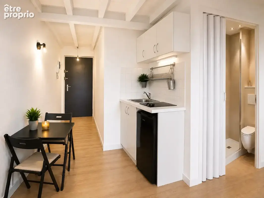 Toulouse   marengo  t1 13,61 m2   metro mediatheque - fort potentiel locatif - photo 2
