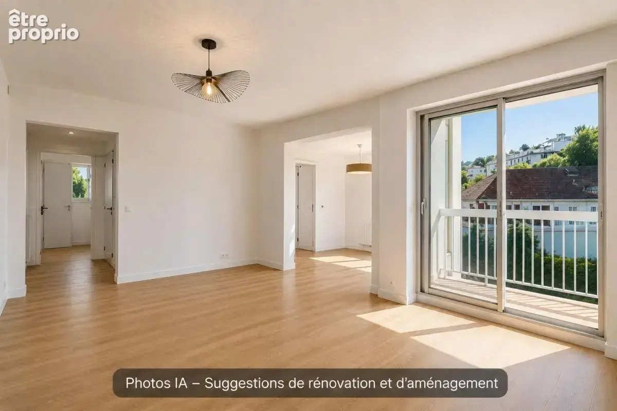 Appartement À Vendre 4 pièces 3 chambres garage cave et balcon - photo 3
