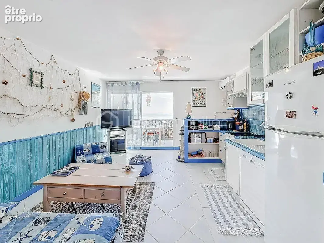 EXCLUSIVITÉ *** Appartement T2 de 42m2 en 1ère ligne VUE MER à PALAVAS *** - photo 3