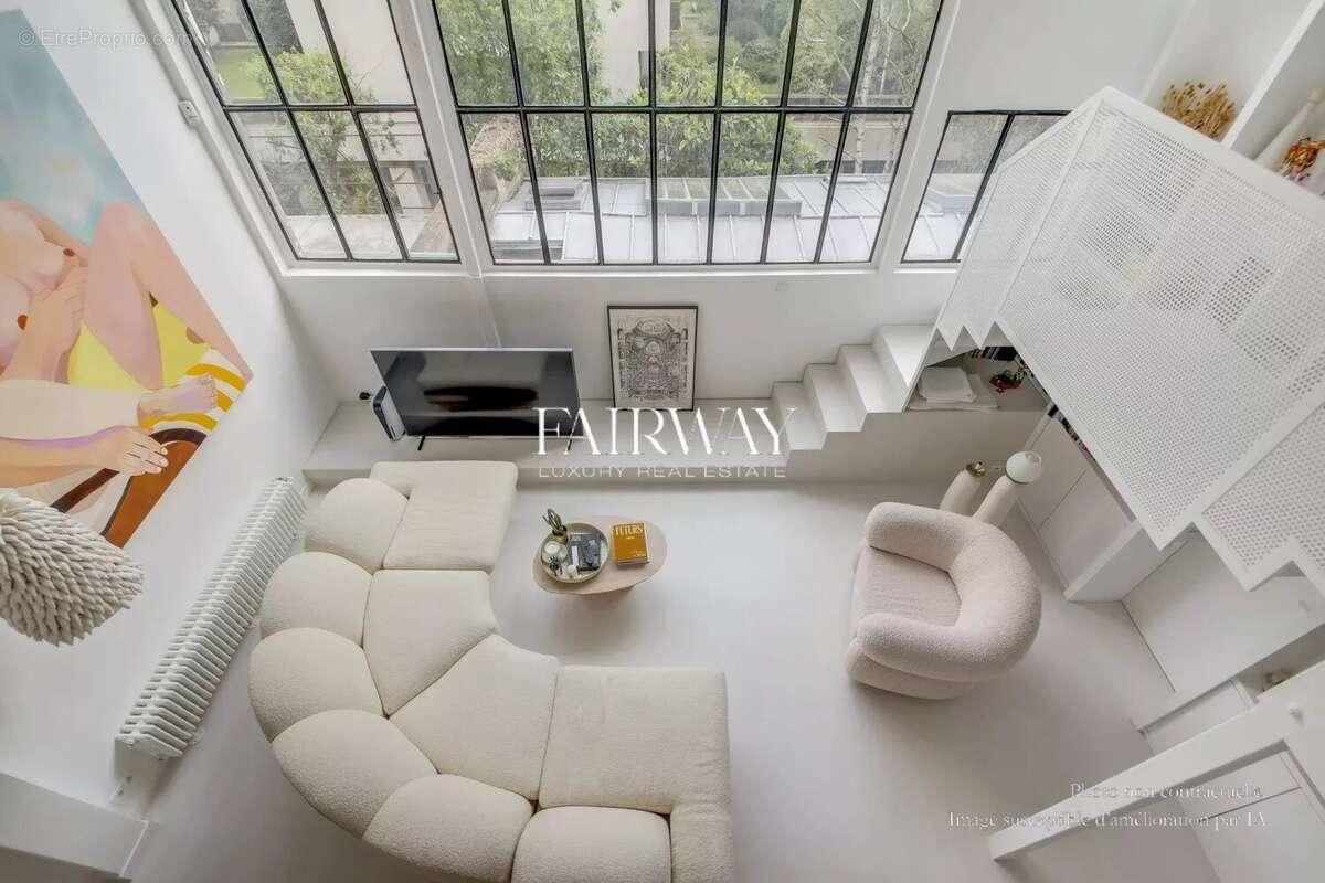 Atelier d’artiste de prestige de 6 pièces et 150m² habitables dans une allée privée du quartier Saint-Ferdinand, 17ème arrondiss - photo 8