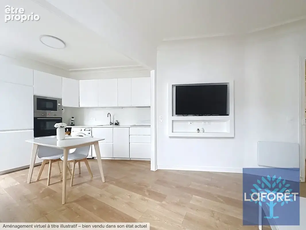 Paris 19e, 3 pièces de 54 m² entièrement rénové  ascenseur cave - photo 3