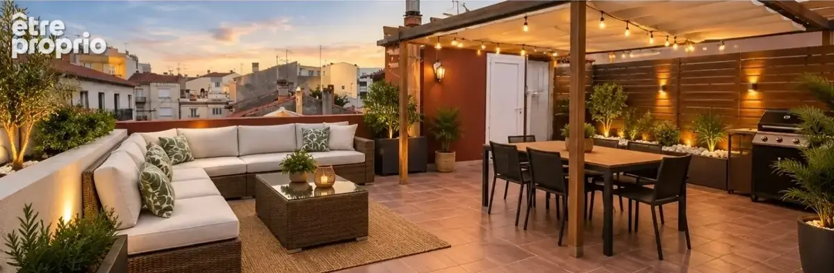 F3 de 51,37 m2 avec toit-terrasse de 53,60 m2   perpignan - photo 2