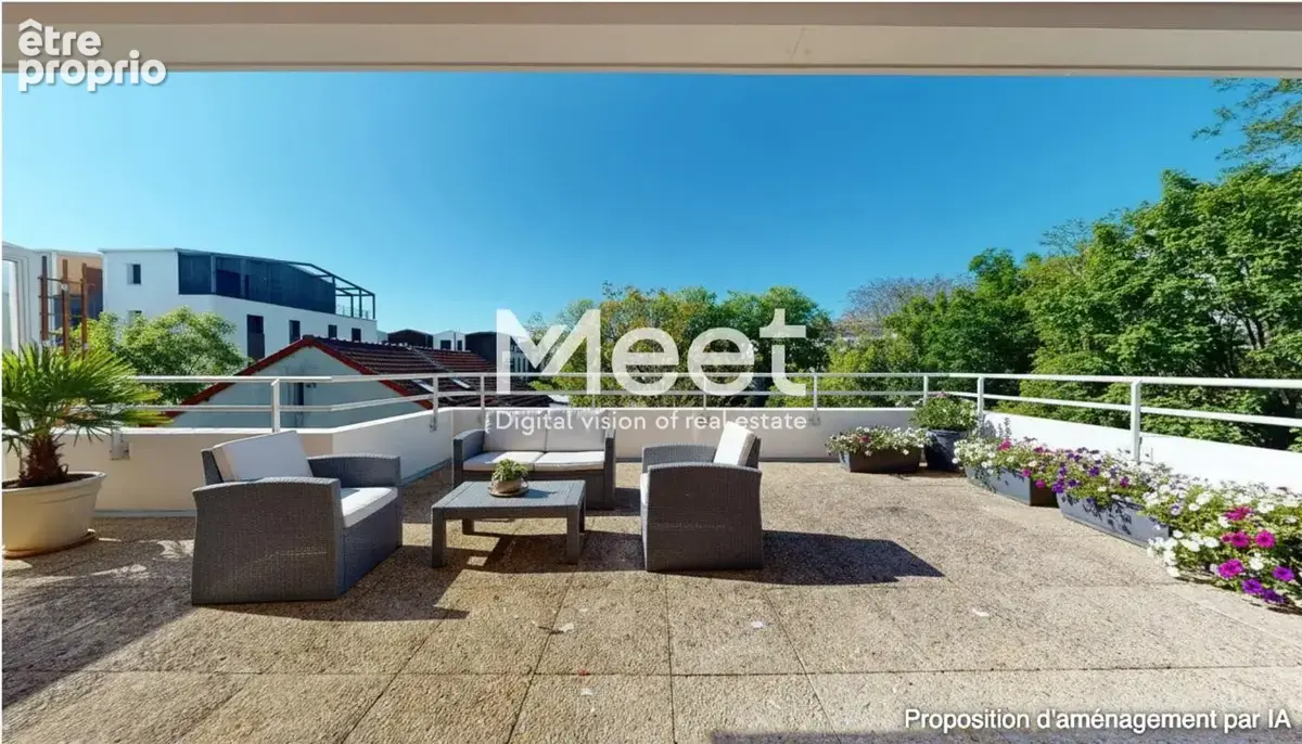 Appartement - immeuble recent - 5 pieces - coteaux-malassis - photo 4
