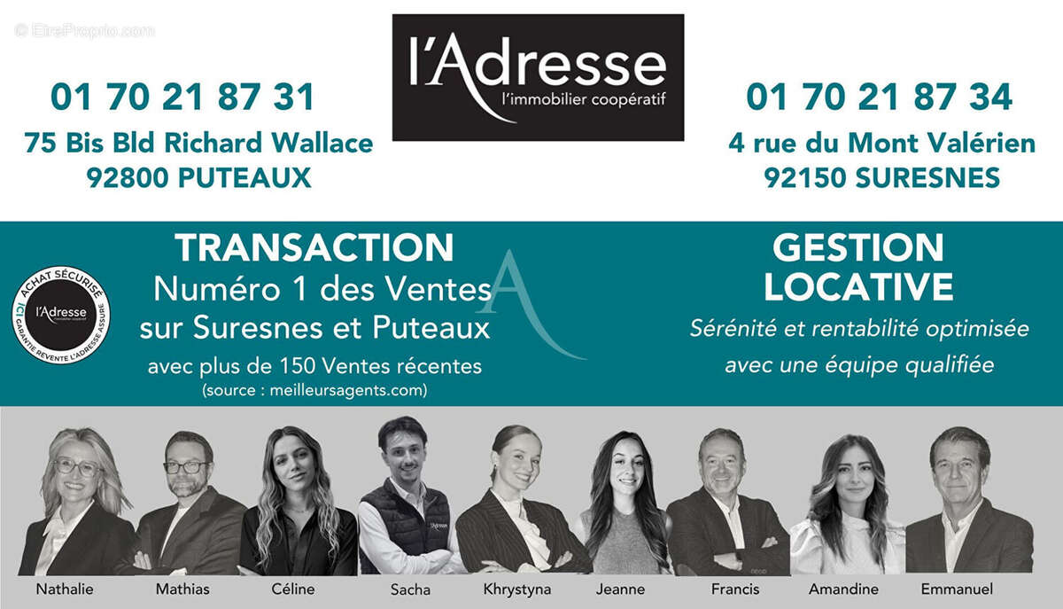 Appartement à SURESNES