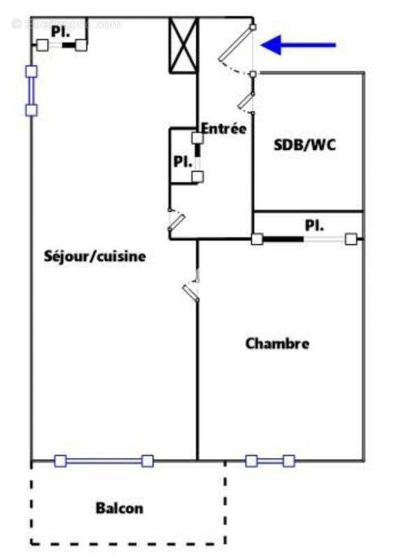 Appartement à LEGUEVIN