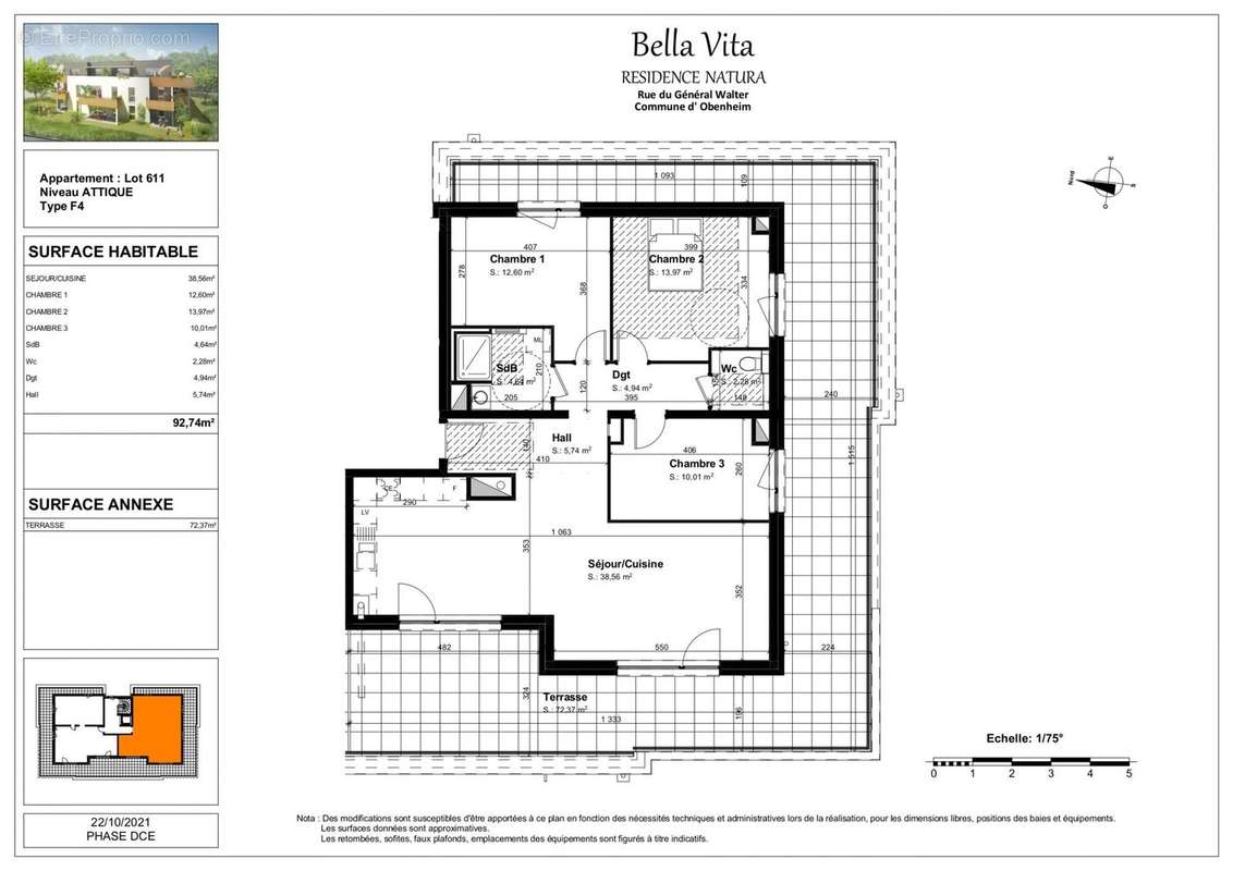Appartement à OBENHEIM