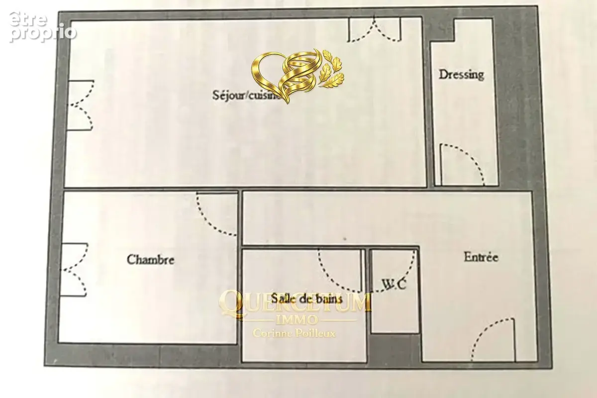 'BOULEAU BLANC' : Appartement 2 pièces  55 m2 -  1 chambres   cave   parking en sous-sol - photo 8