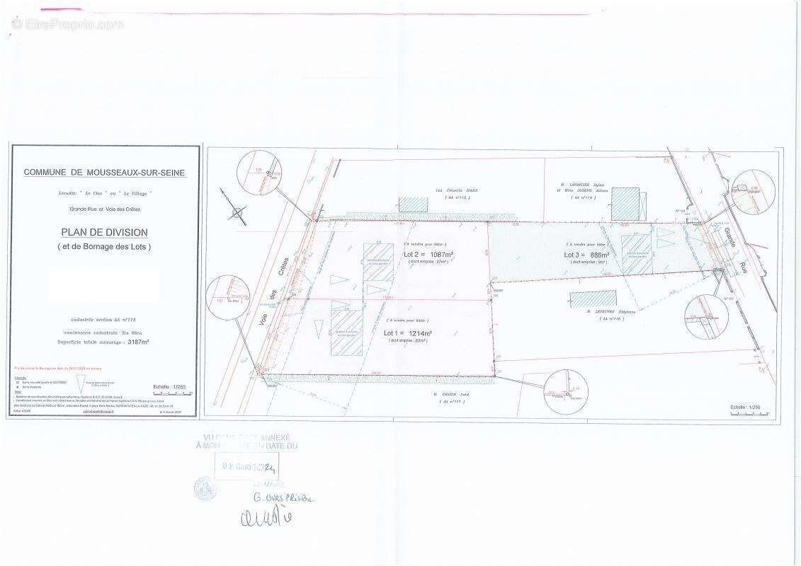 Terrain à MOUSSEAUX-SUR-SEINE