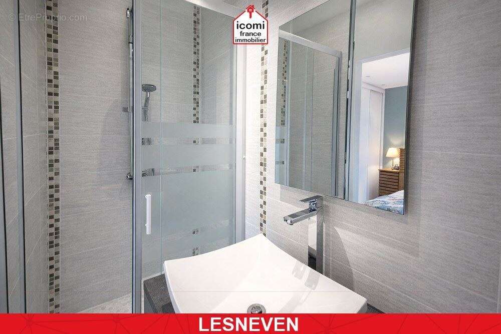 Finistere - lesneven (29260) - a vendre - maison t5 avec extension recente - 700m² de terrain - piscine - garage - dpe b - non m - photo 9