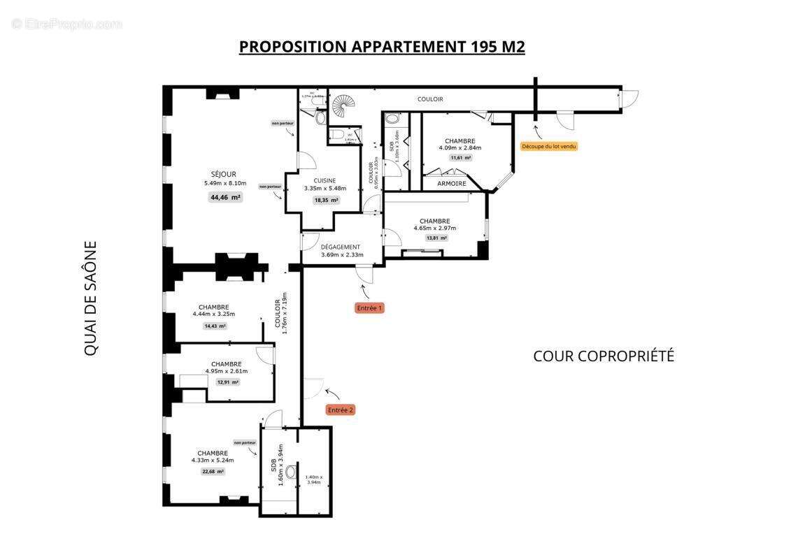 Appartement à LYON-1E