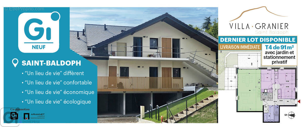 Appartement à SAINT-BALDOPH