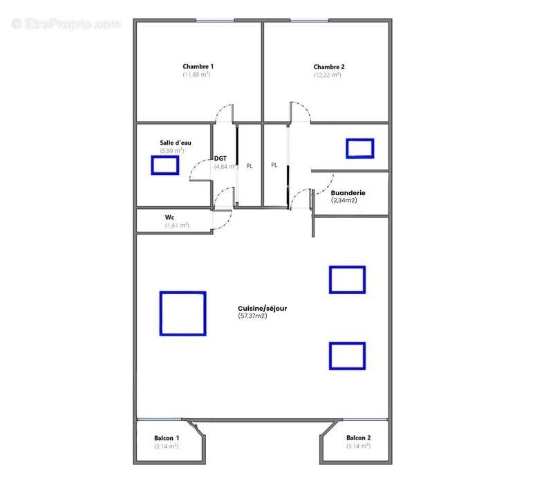 Appartement à VILLIERS-SUR-MARNE