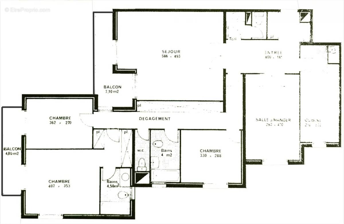 Appartement à PARIS-15E