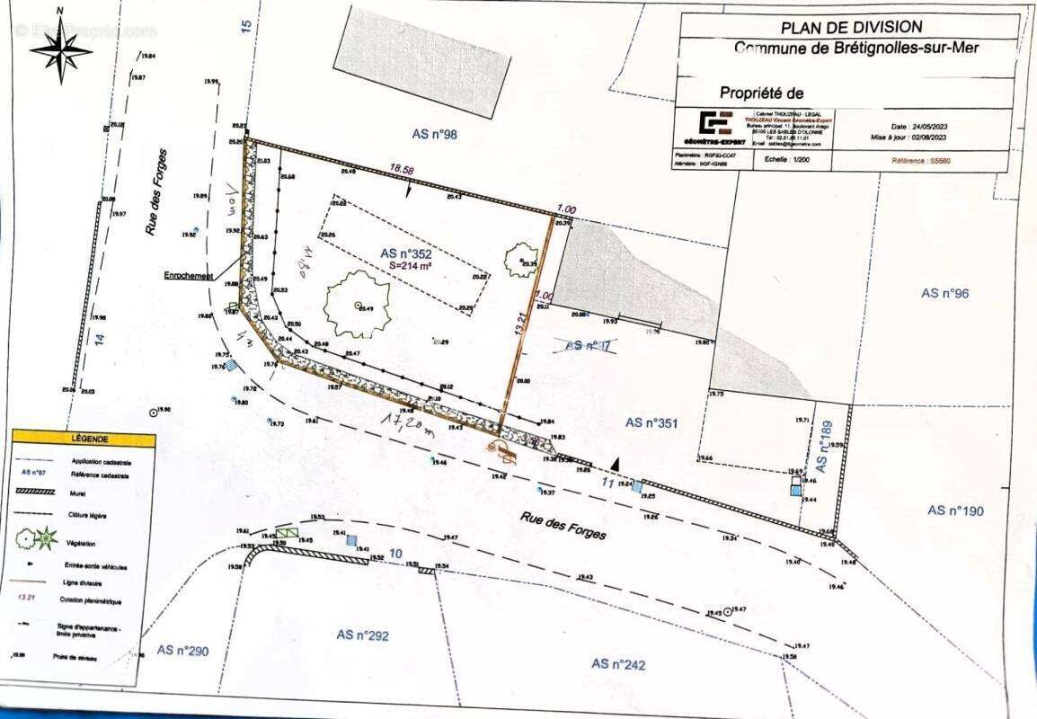 Terrain à BRETIGNOLLES-SUR-MER