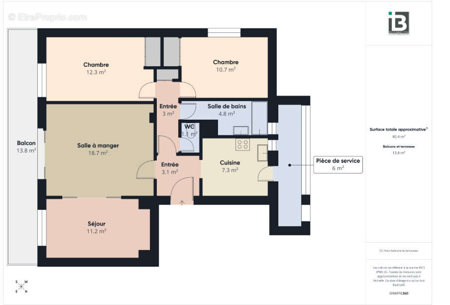 Appartement à CARQUEIRANNE