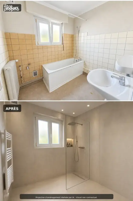 Colmar Quartier Sainte Marie : Appartement familial de 91 m2 avec deux balcons - photo 8