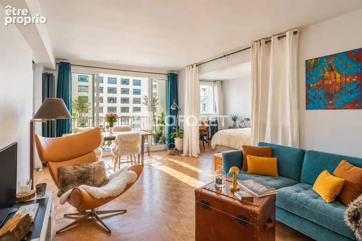 Etage eleve - balcon - bir-hakeim - photo 2