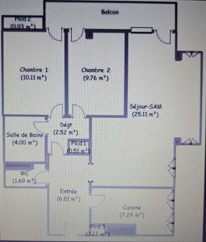 Appartement à MELUN