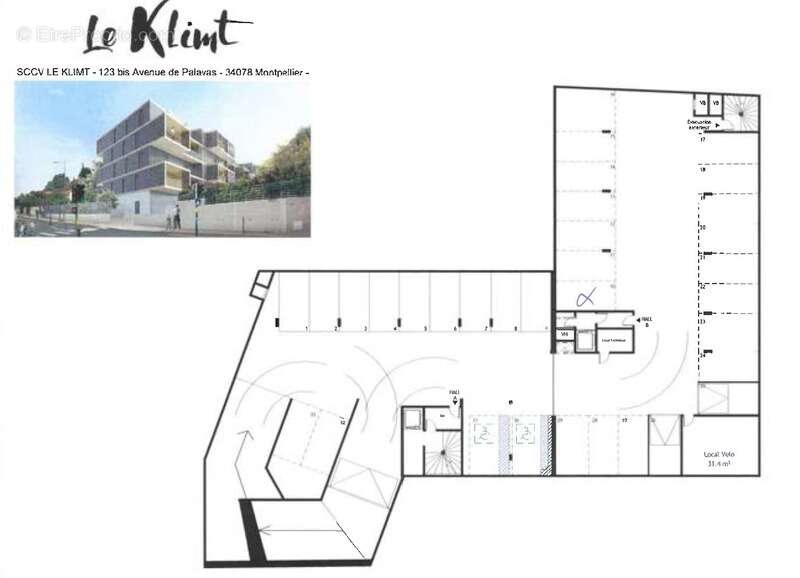 Appartement à vendre T3 de 65 m² balcon place de parking et cave - MONTPELLIER (34) - photo 11