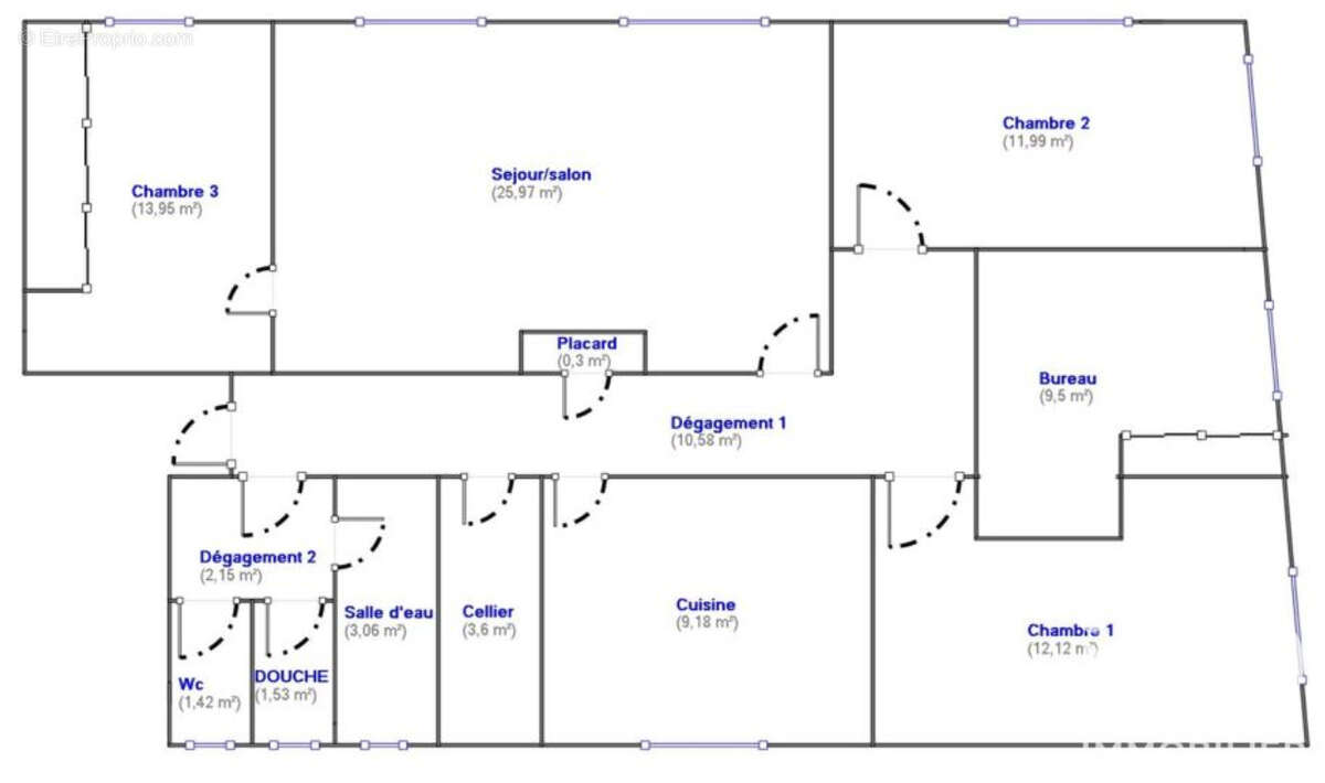 Appartement 105 m² à Pirou  - photo 9