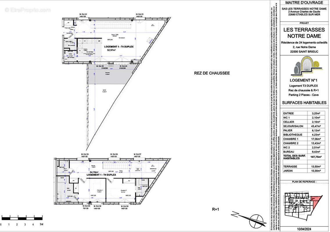 Appartement à SAINT-BRIEUC