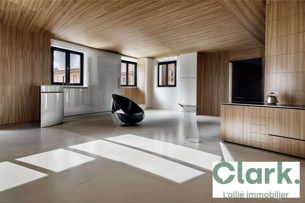 Espace cuisine projeté (IA) - Maison à BLAESHEIM