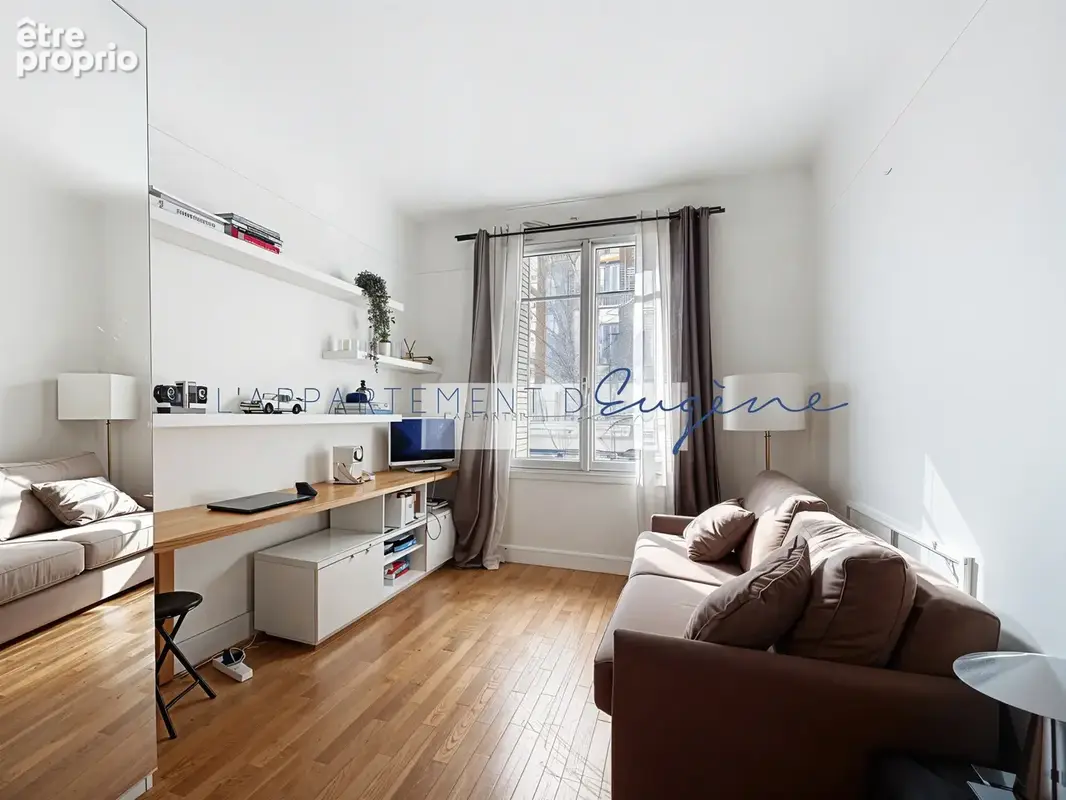 Studio lumineux   Ménilmontant / Saint-Maur   copropriété années 30 - photo 5