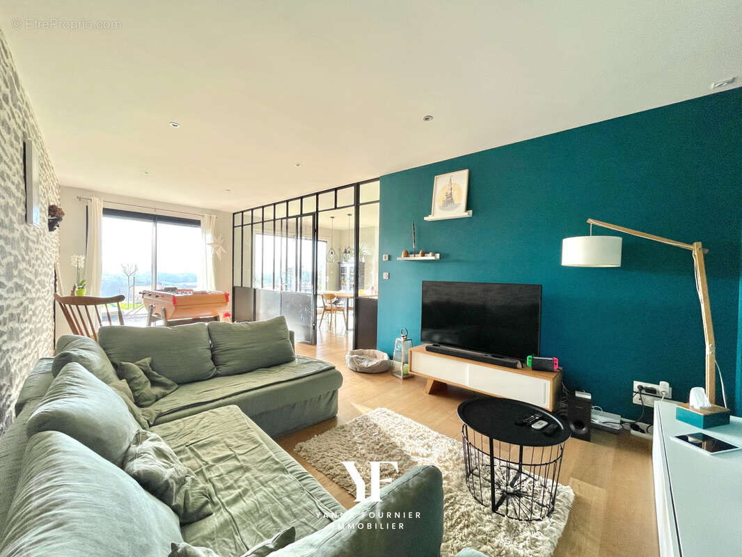 Maison contemporaine - 5 chambres - Vue sur la rivière de Rosnoën, - photo 8