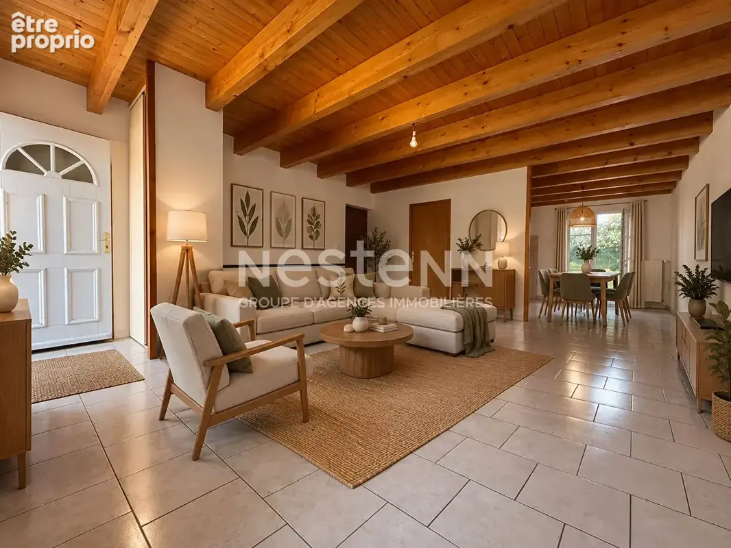 Rochefort : Quartier Anatole France Maison de 108m² 4 chambres garage et jardin - photo 2