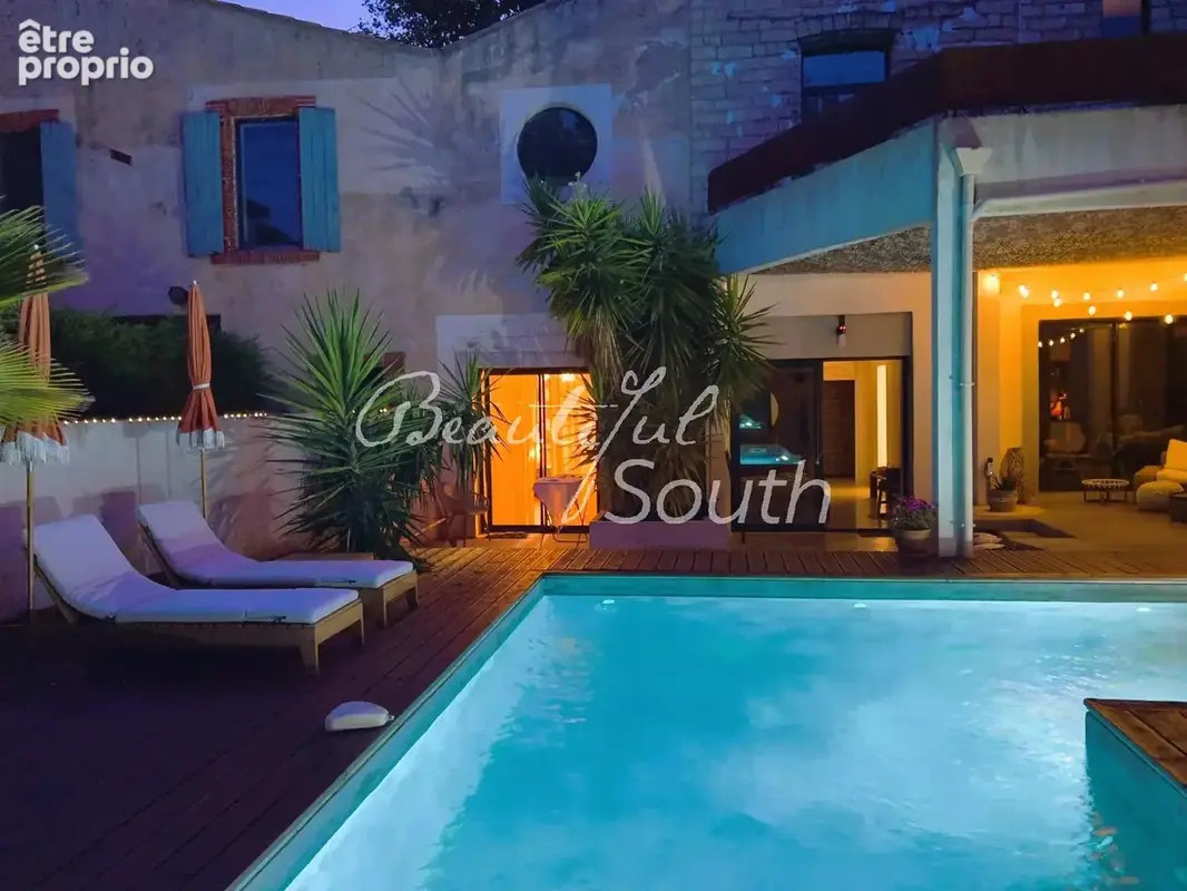 Maison de caractère avec piscine et vues sur le canal - Narbonne - photo 4