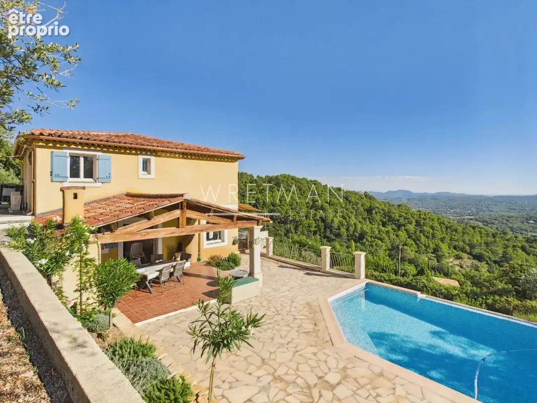Villa au calme avec piscine et vue époustouflante - Seillans - photo 1