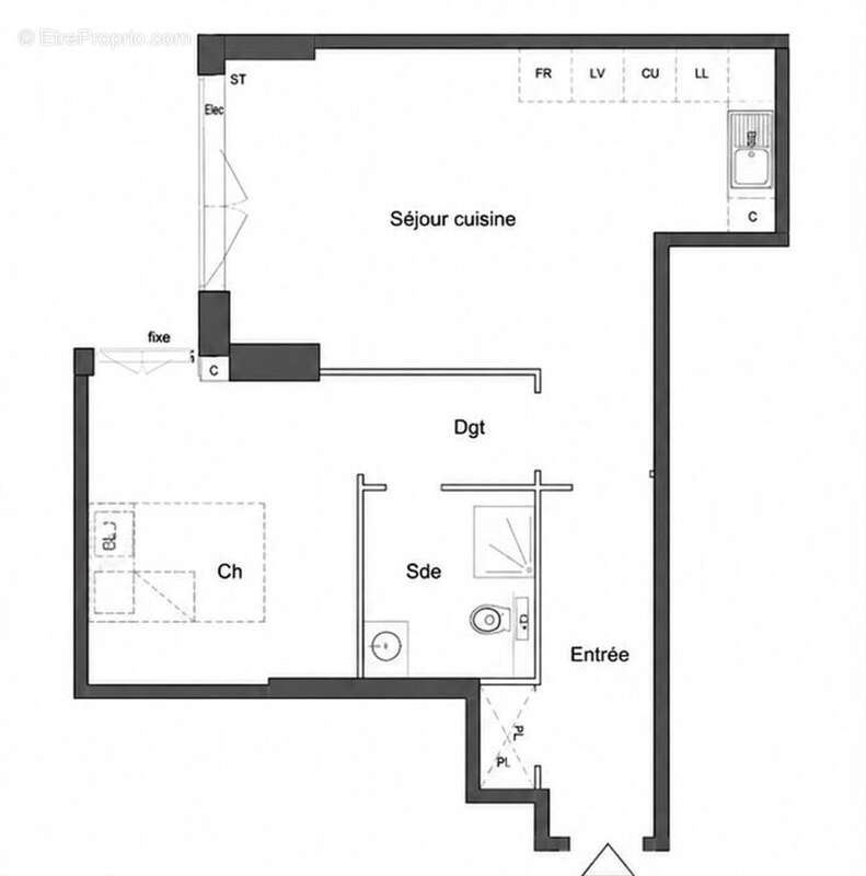 Appartement à PARIS-14E