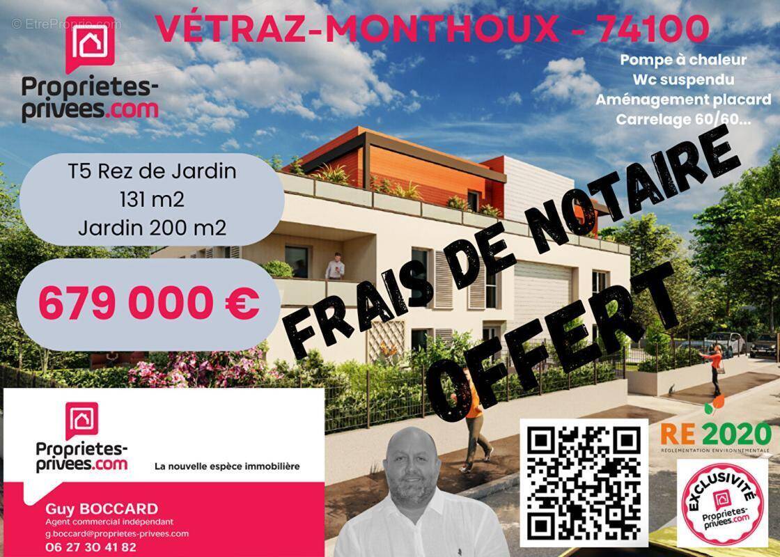Appartement à VETRAZ-MONTHOUX
