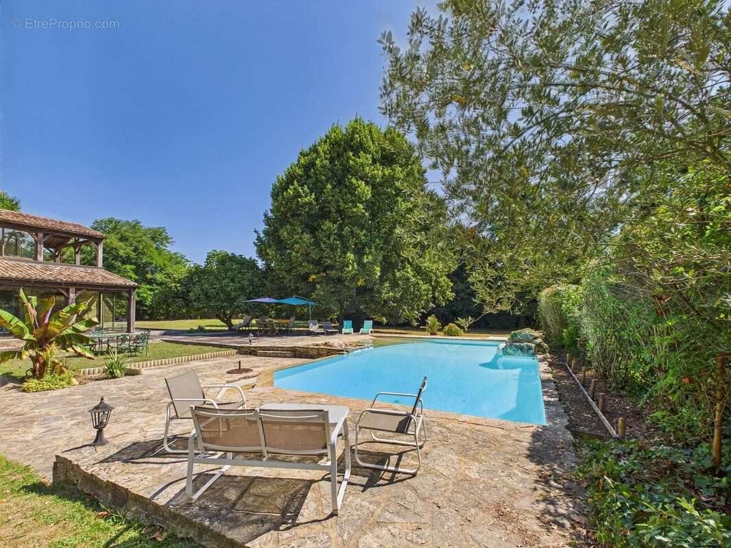 Propriété d’exception du Moyen Âge en bord de rivière – Maison d’amis, piscine à débordement et dépendance – Proche Bergerac - photo 2
