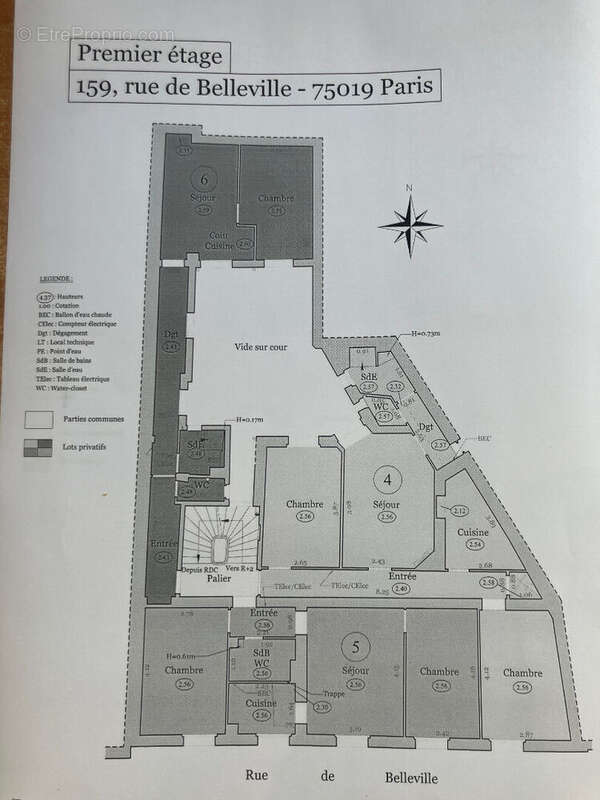 Appartement à PARIS-19E