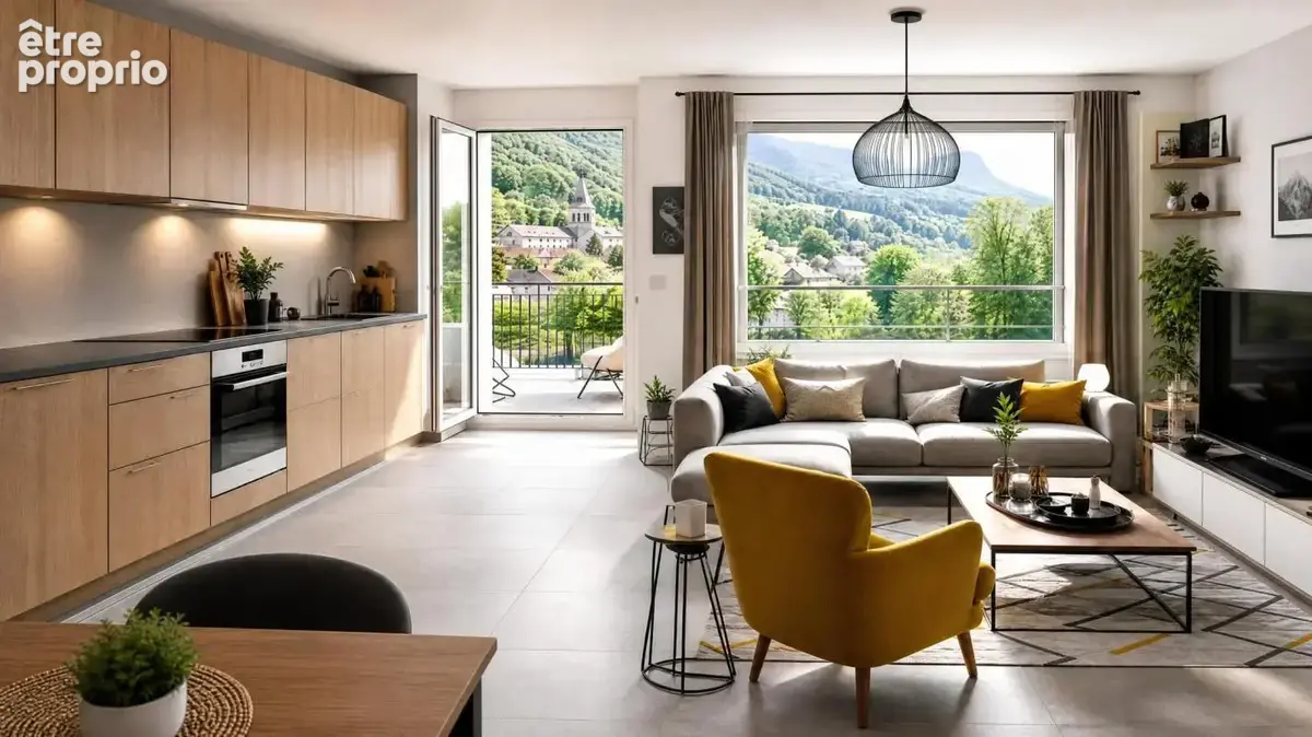 Appartement T3 avec grand balcon à Sassenage - photo 1