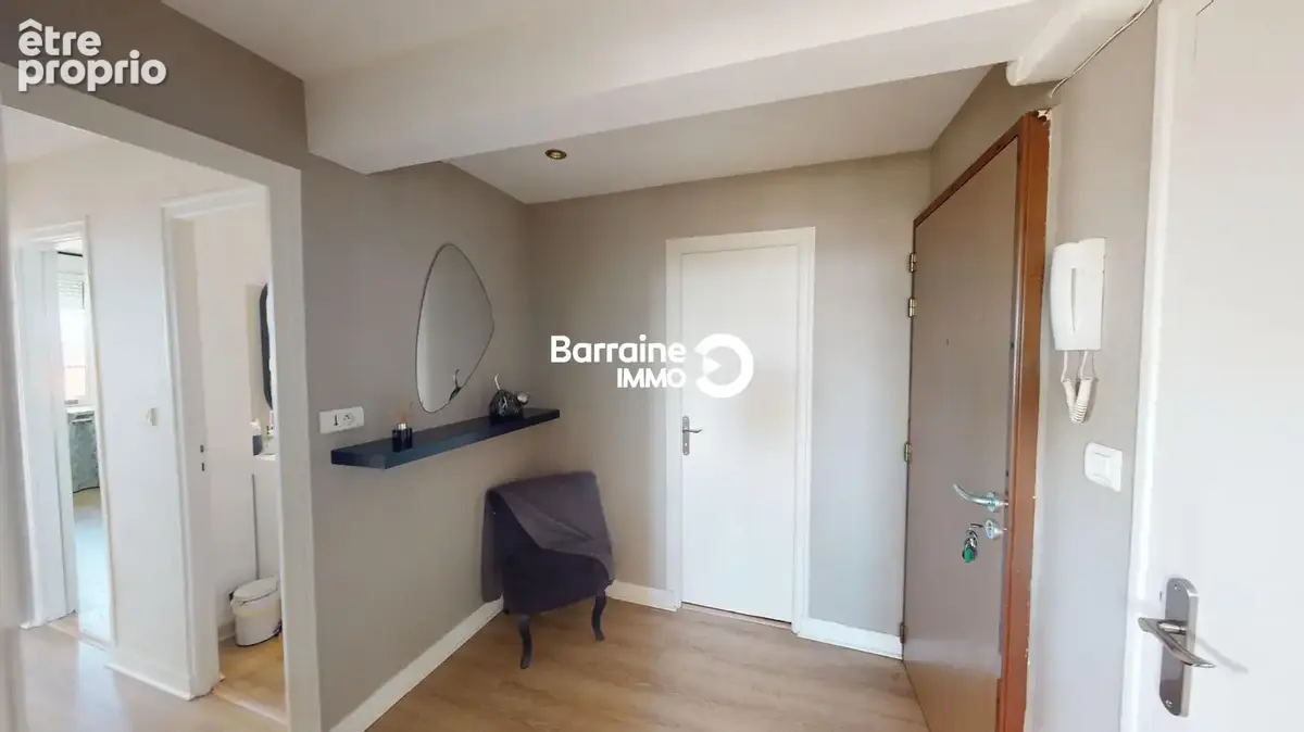 A Vendre Brest Kerichen Appartement T3 60m² 2 Chambres Ascenseur Stationnement Balcon Vue Dégagée - photo 13