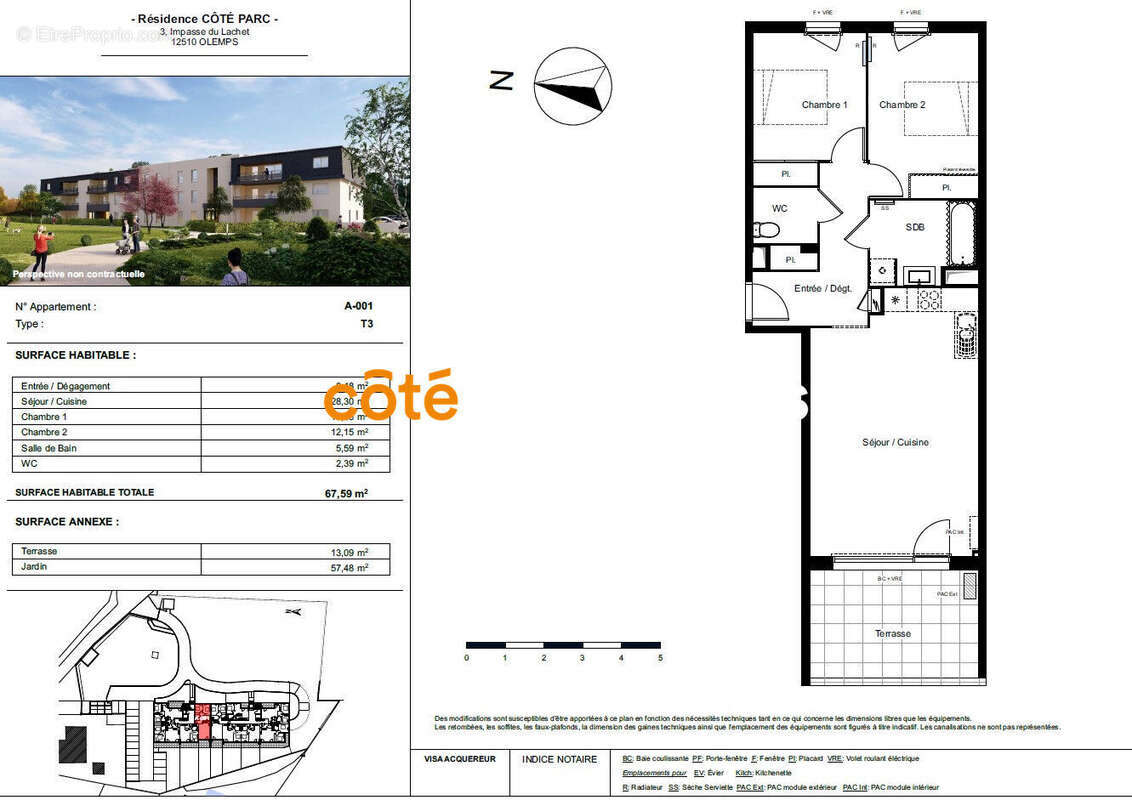 Appartement à OLEMPS
