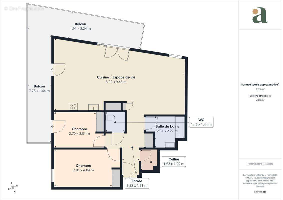 Appartement à LYON-3E