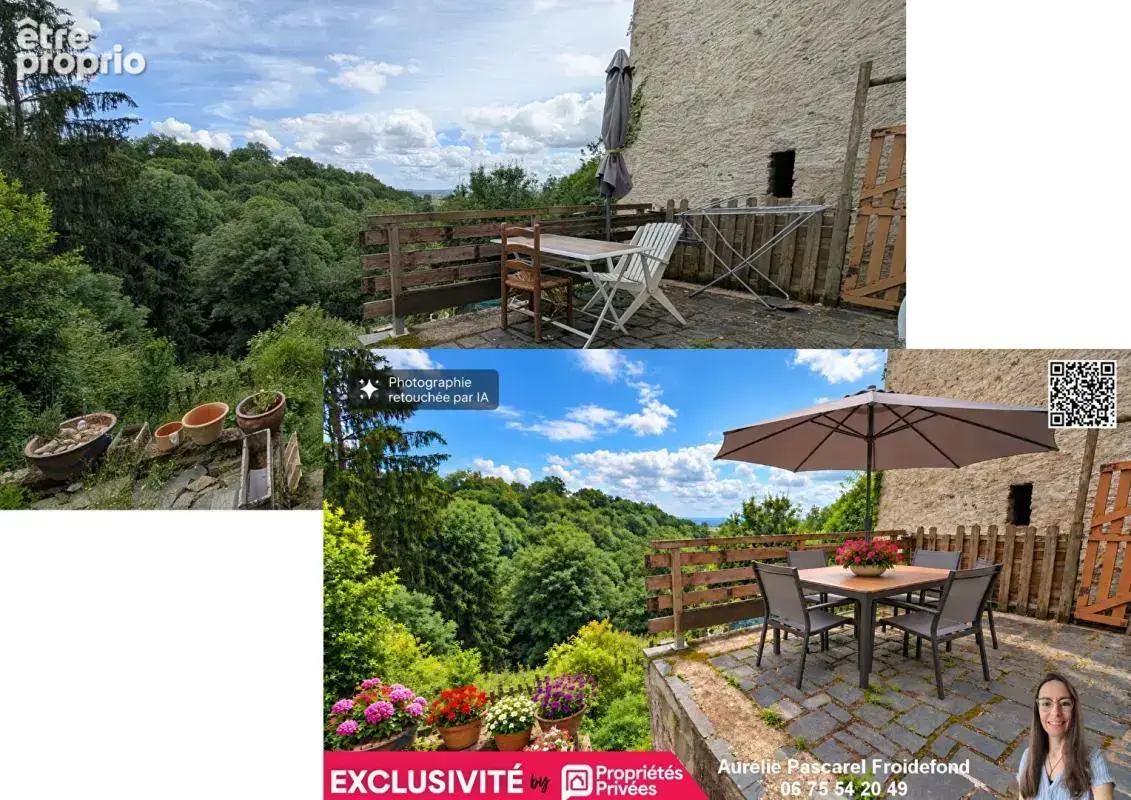 98 990 euros - voutezac (19130) - maison de village t4 d'environ 72m2, 3 chambres, avec cave et terrasse sur terrain de 205m² - photo 7