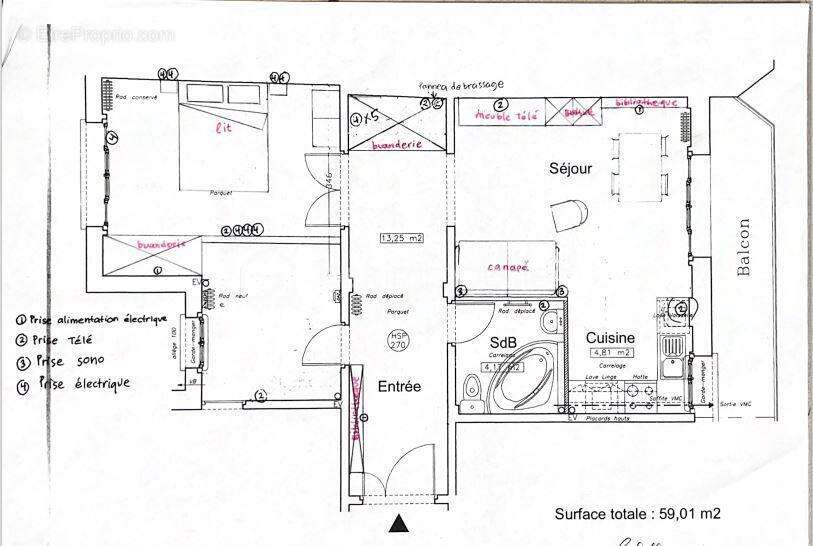 F3  avec balcon plein sud TRAVERSANT VUE dégagée! - photo 28