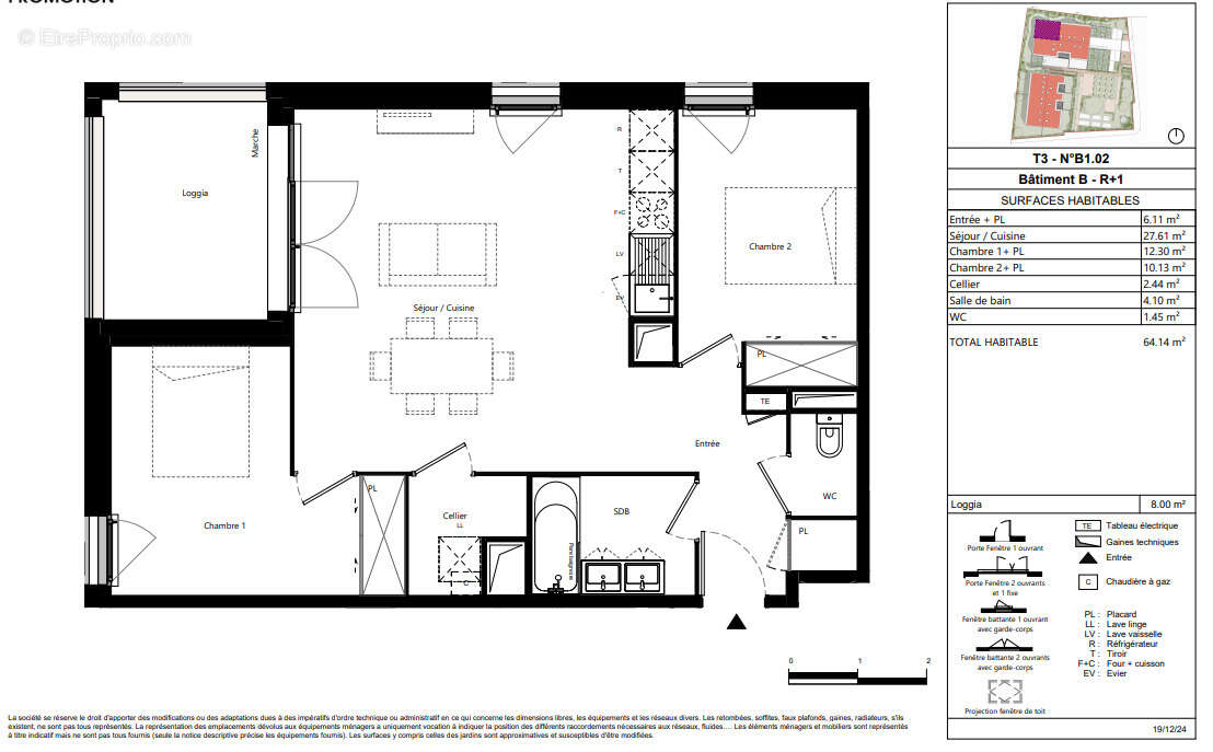 Appartement à PESSAC