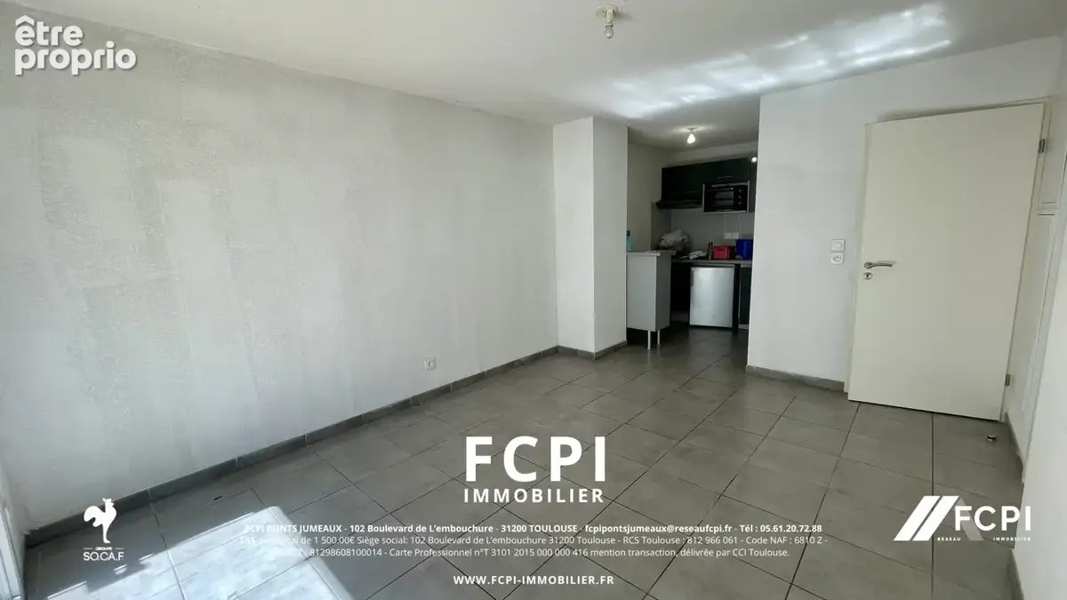Appartement deux pièces 40,43 m2 - toulouse secteur airbus st-martin - photo 5