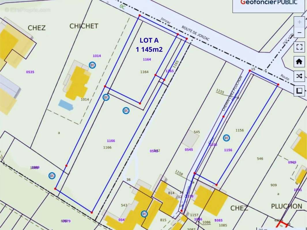 Terrain à SAINT-GEORGES-ANTIGNAC