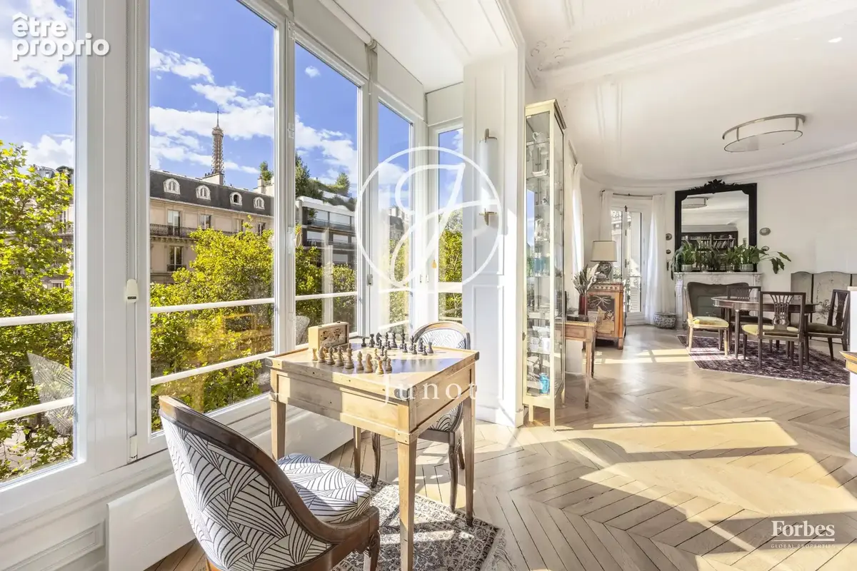 Paris 7e - GROS CAILLOU / BOSQUET - Appartement - 4 pièces - 106,21m² Carrez - 107,47m² au sol - 2 chambres - Vues sur monument - photo 6