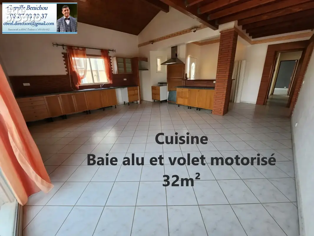 Maison de 167m2 sur 500m2 de terrain environ - centre d'Eaunes - Libre immédiatement - photo 5