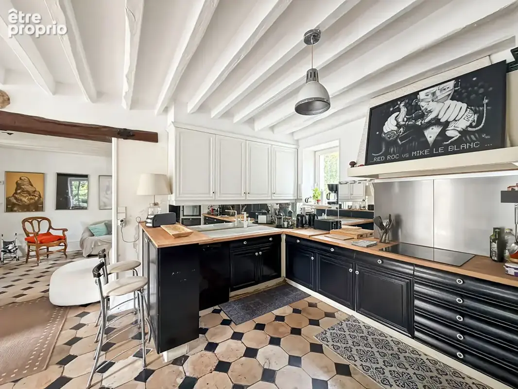 Maison en pierre avec dependance - viennes en arthies - 8pièces - photo 3
